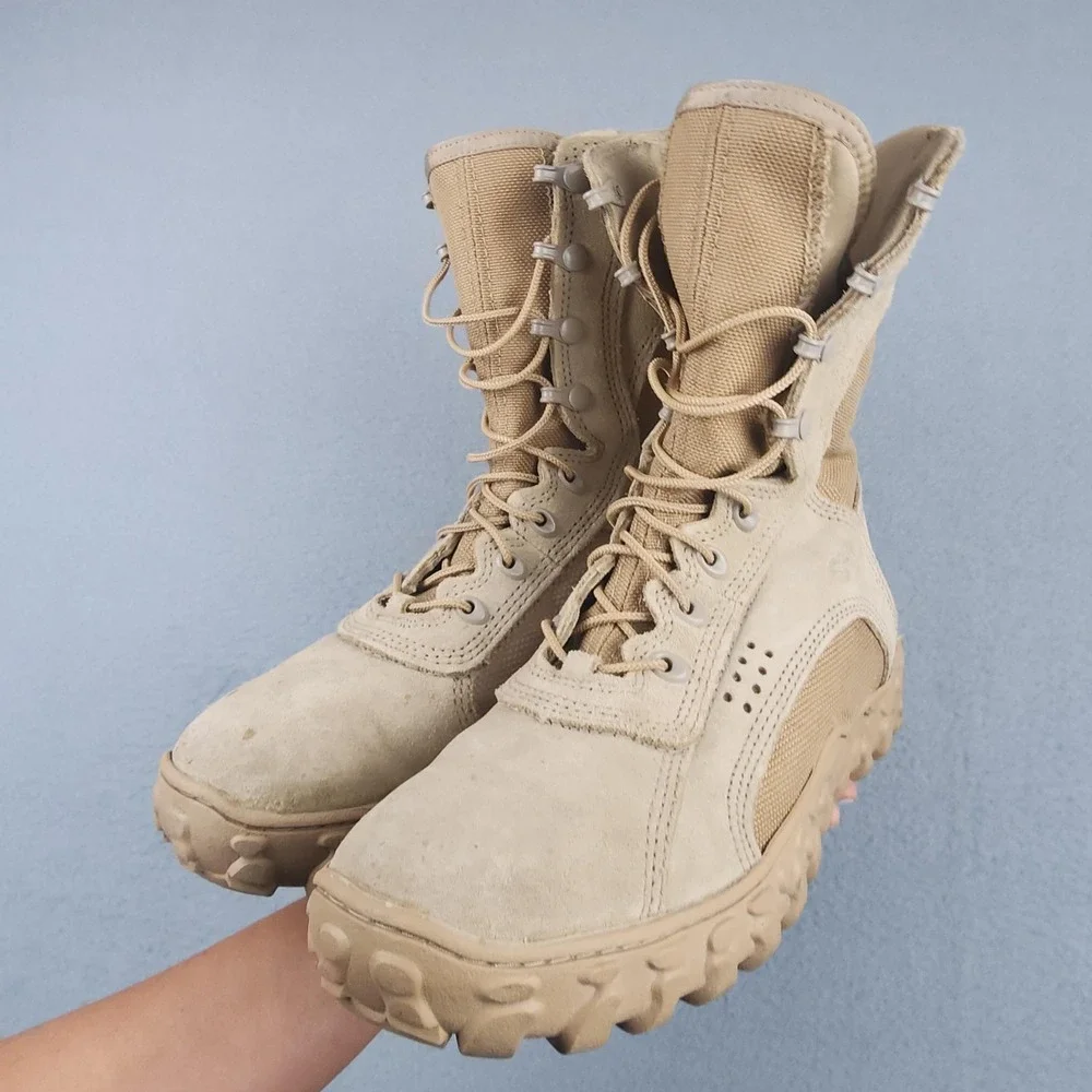 Rocky S2V Special Ops Boots Mens Size 7.5M Suede Vibram Combat Military USA